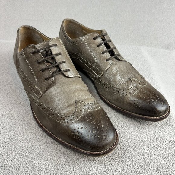 Florsheim Finley Lace Oxford Shoes Men’s 10.5  11171 Wingtip Gray main image 5